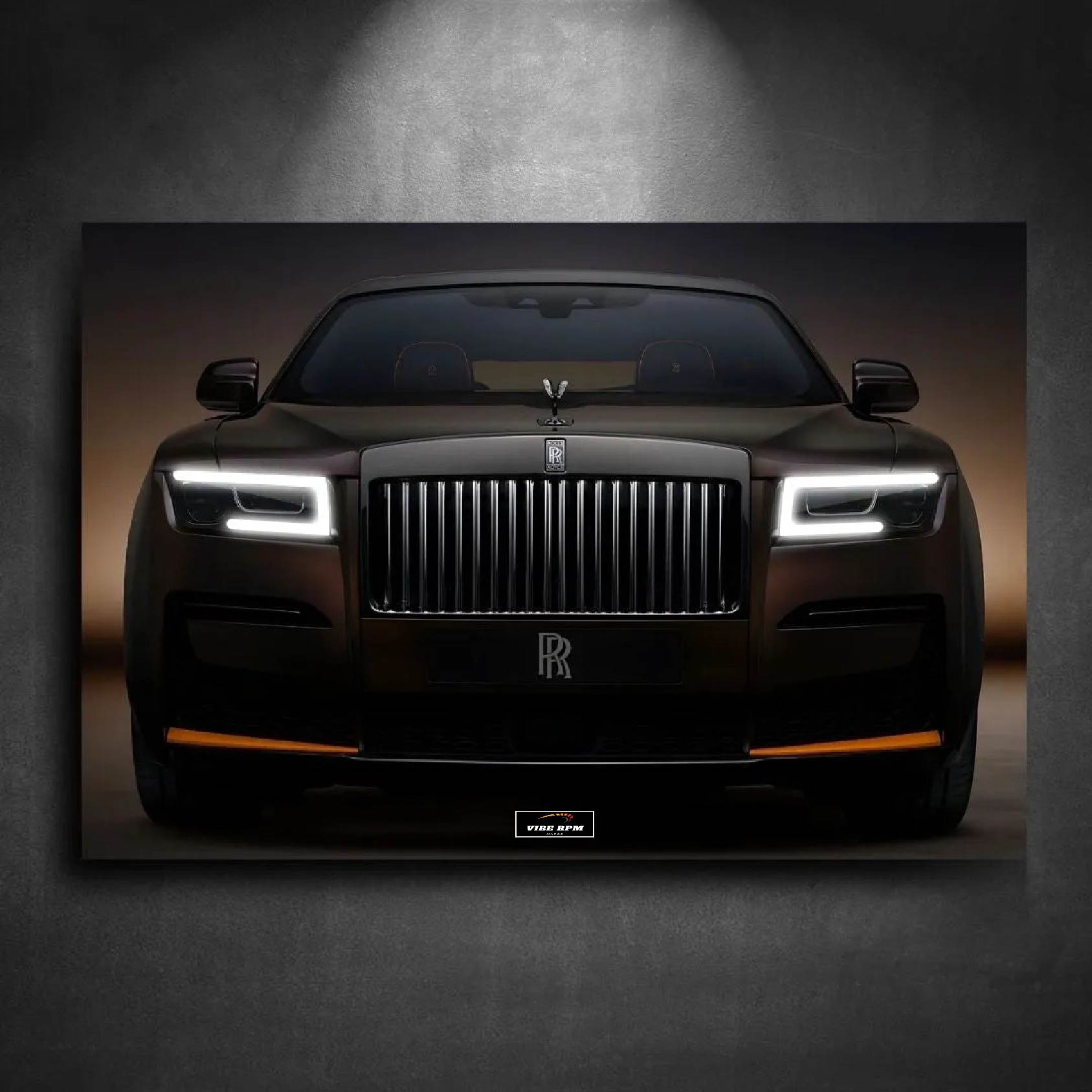 Tableau NEON Rolls-Royce Black Badge Ghost