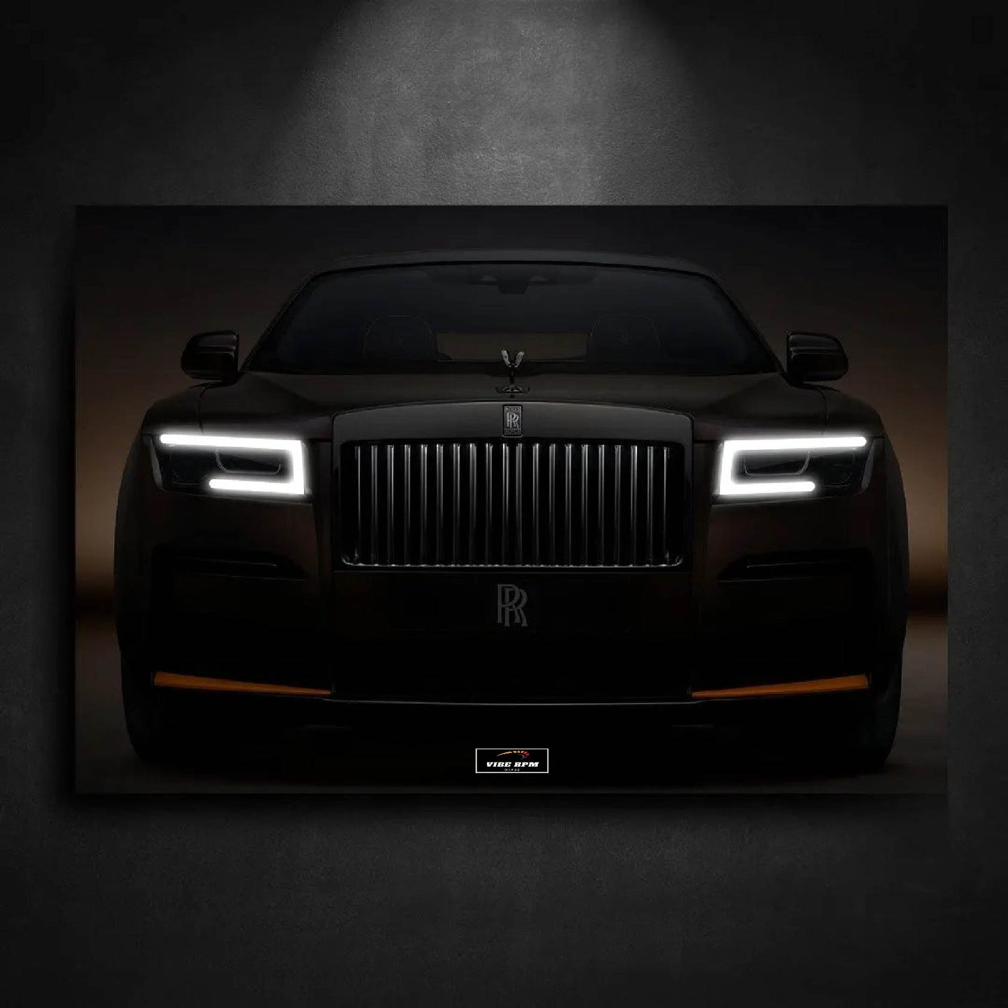 Tableau NEON Rolls-Royce Black Badge Ghost viberpm
