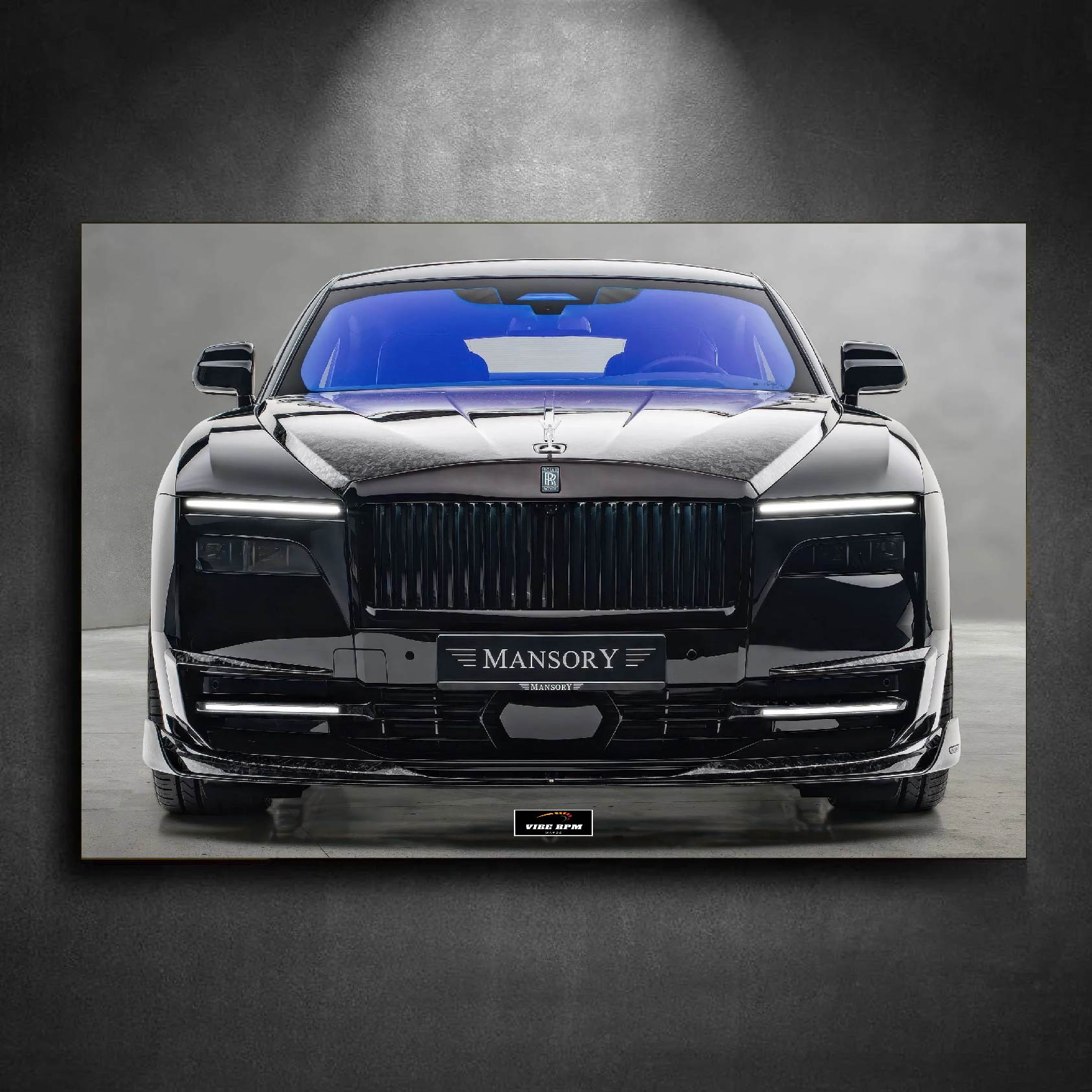 Tableau NEON Rolls Royce Spectre Mansory