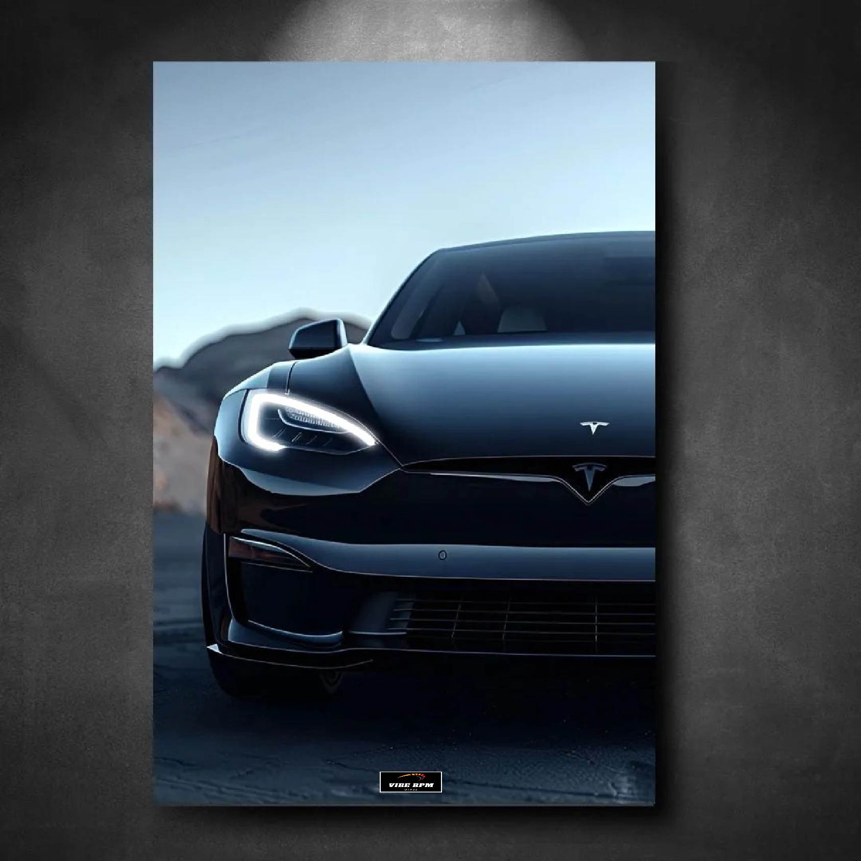 Tableau NEON Tesla Model S