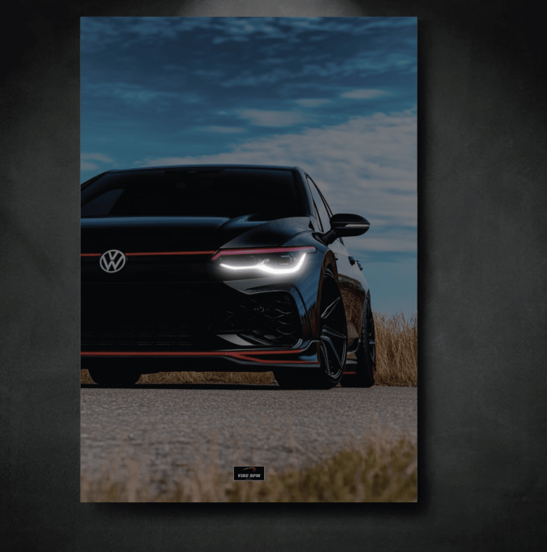Tableau NEON Volkswagen Golf 8 GTI
