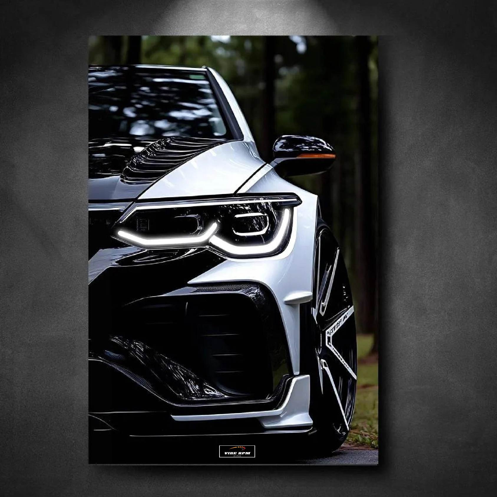 Tableau NEON Volkswagen Golf 8 R viberpm