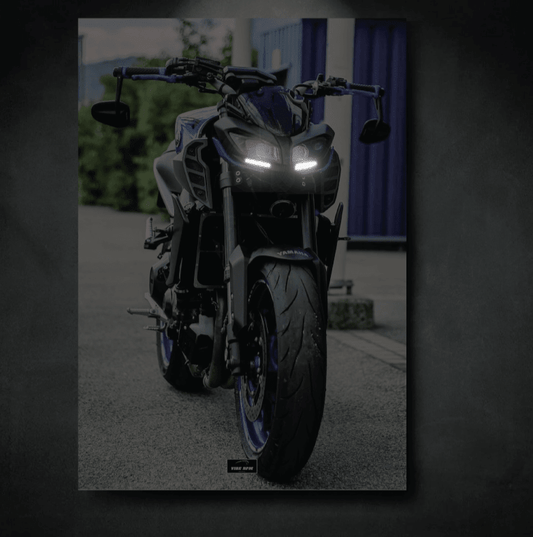 Tableau NEON YAMAHA MT09 Face 2