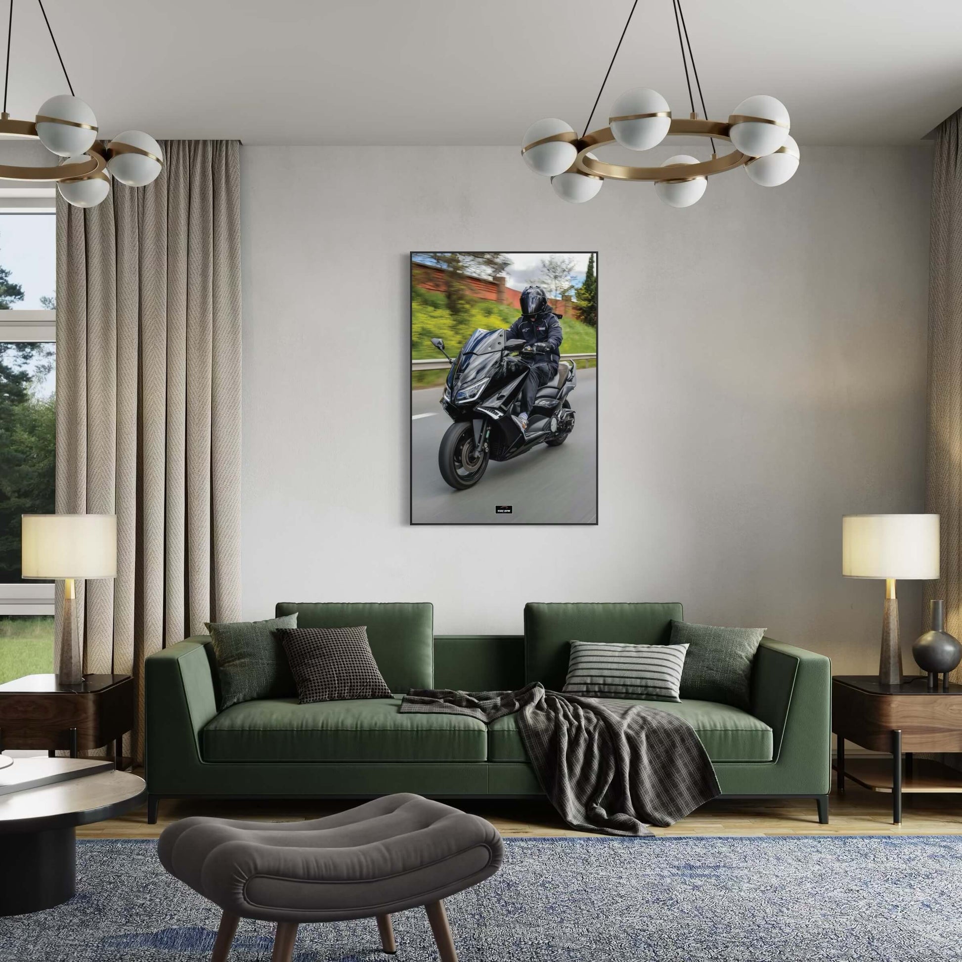 Tableau NÉON YAMAHA TMAX 530