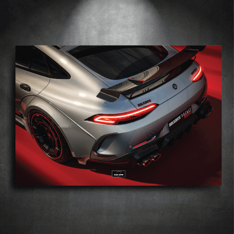 Tableau NÉON Mercedes Benz GT63s Brabus Rocket 900