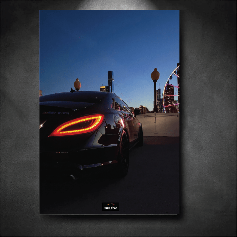 Tableau NÉON Mercedes AMG CLS 63S