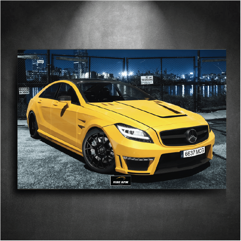 Tableau NÉON Mercedes AMG CLS 63S
