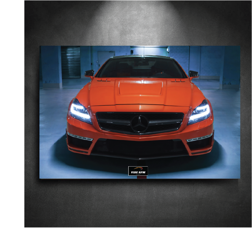 Tableau NÉON Mercedes AMG CLS 63S