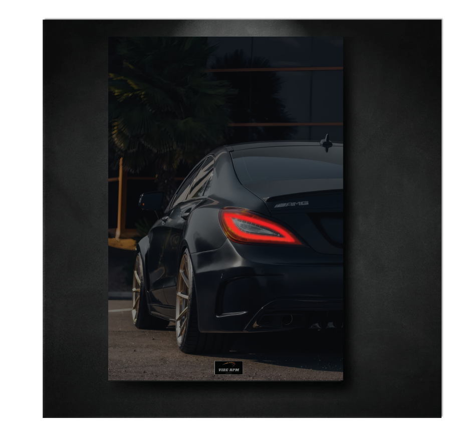 Tableau NÉON Mercedes AMG CLS 63S