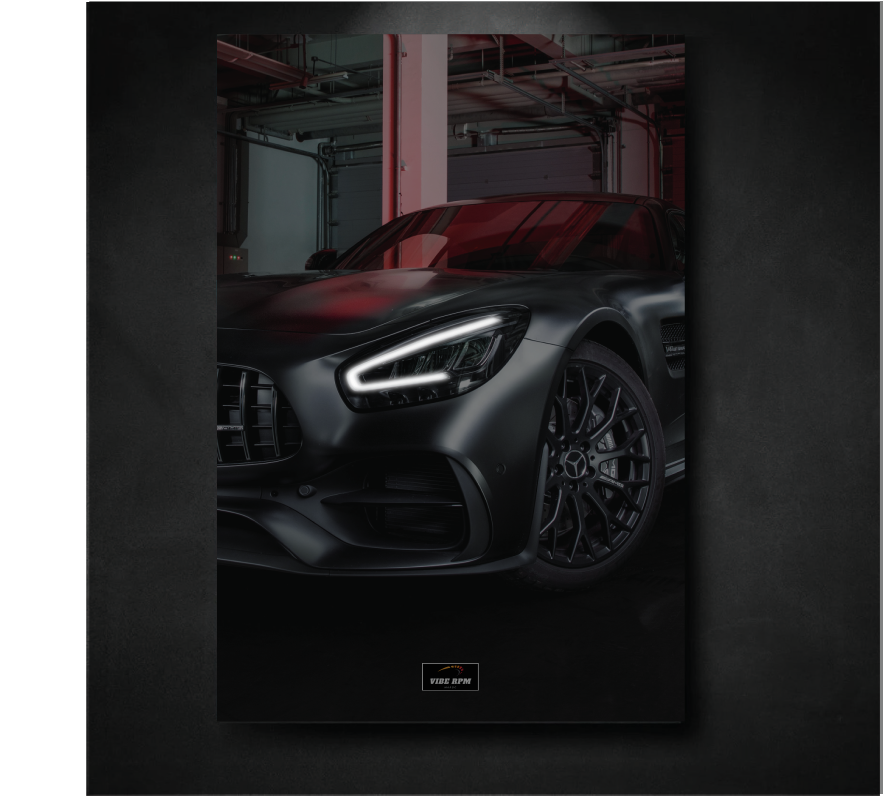 Tableau NÉON Mercedes AMG GT R