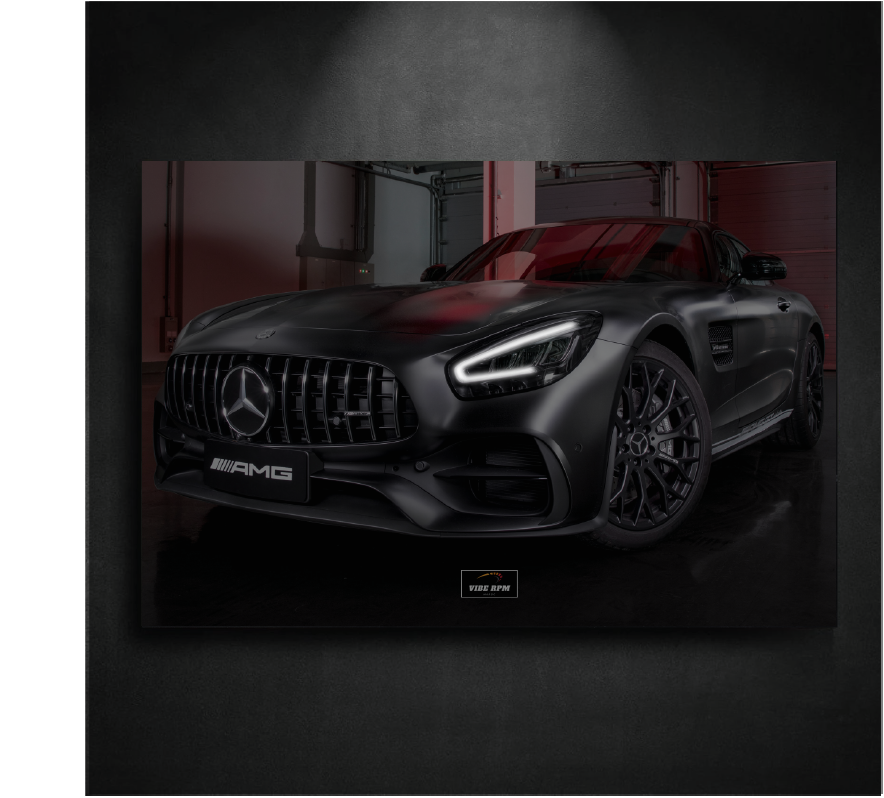 Tableau NÉON Mercedes AMG GT R