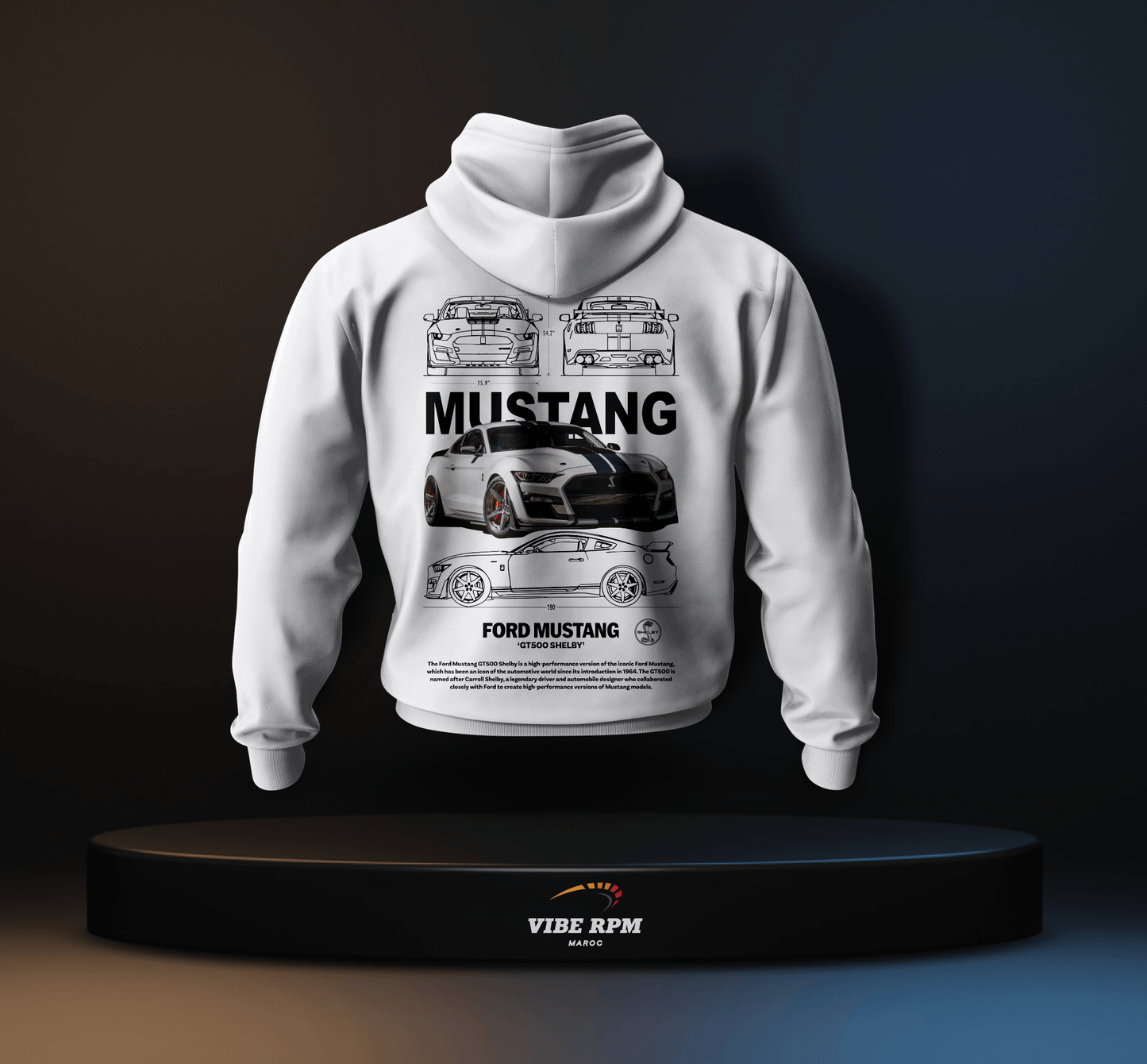 Hoodie Ford Mustang GT500