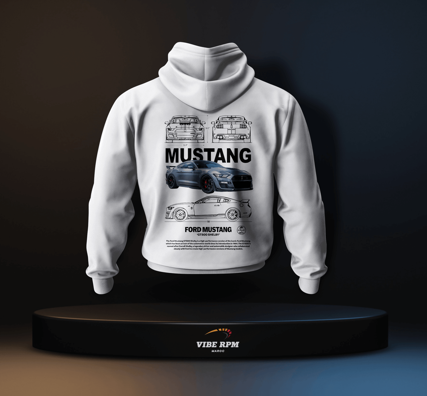 Hoodie Ford Mustang GT500