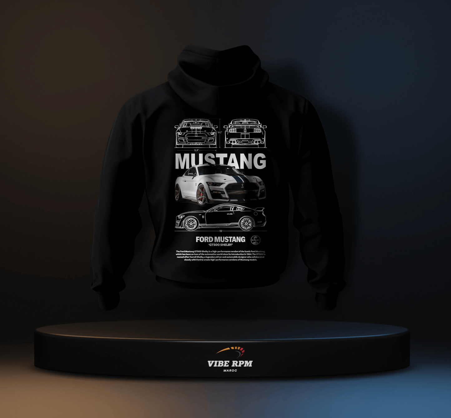 Hoodie Ford Mustang GT500