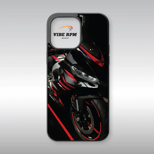 Coque téléphone Aprilia VibeRPM, design racing performance, finition matte, silicone premium, protection anti-chocs, livraison gratuite