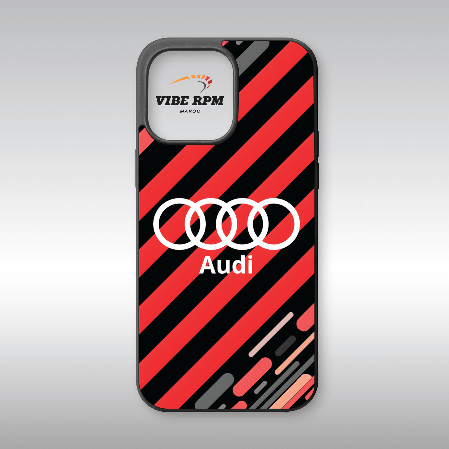 Coque téléphone Audi VibeRPM, design élégant et moderne, finition matte, silicone premium, protection anti-chocs, livraison gratuite