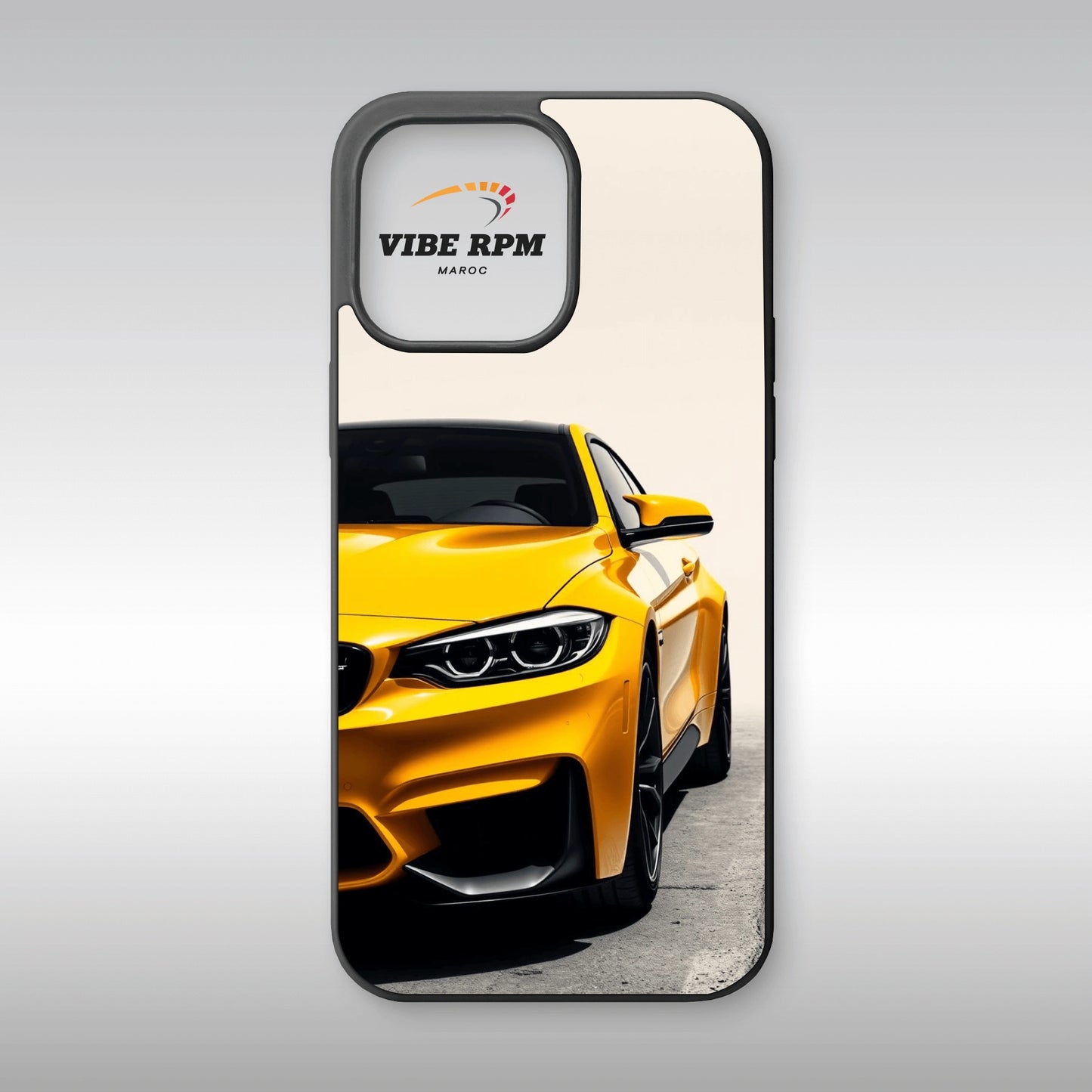 Coque téléphone BMW M Series VibeRPM, design automobile ultra-luxe, finition mate soft-touch, silicone premium, protection anti-chocs