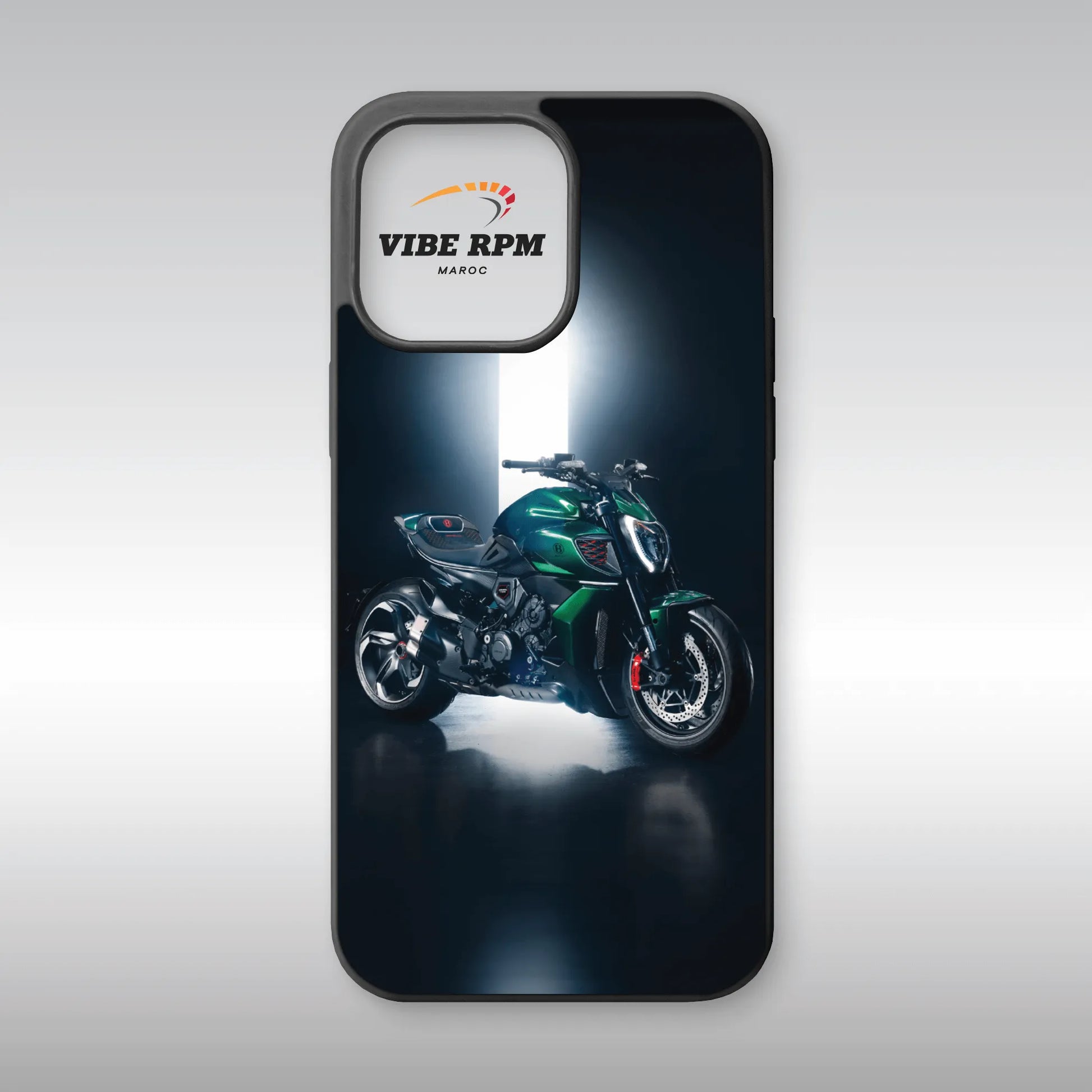 Coque téléphone Ducati Diavel for Bentley VibeRPM, design moto iconique et luxe, finition mate soft-touch, silicone premium, protection anti-chocs