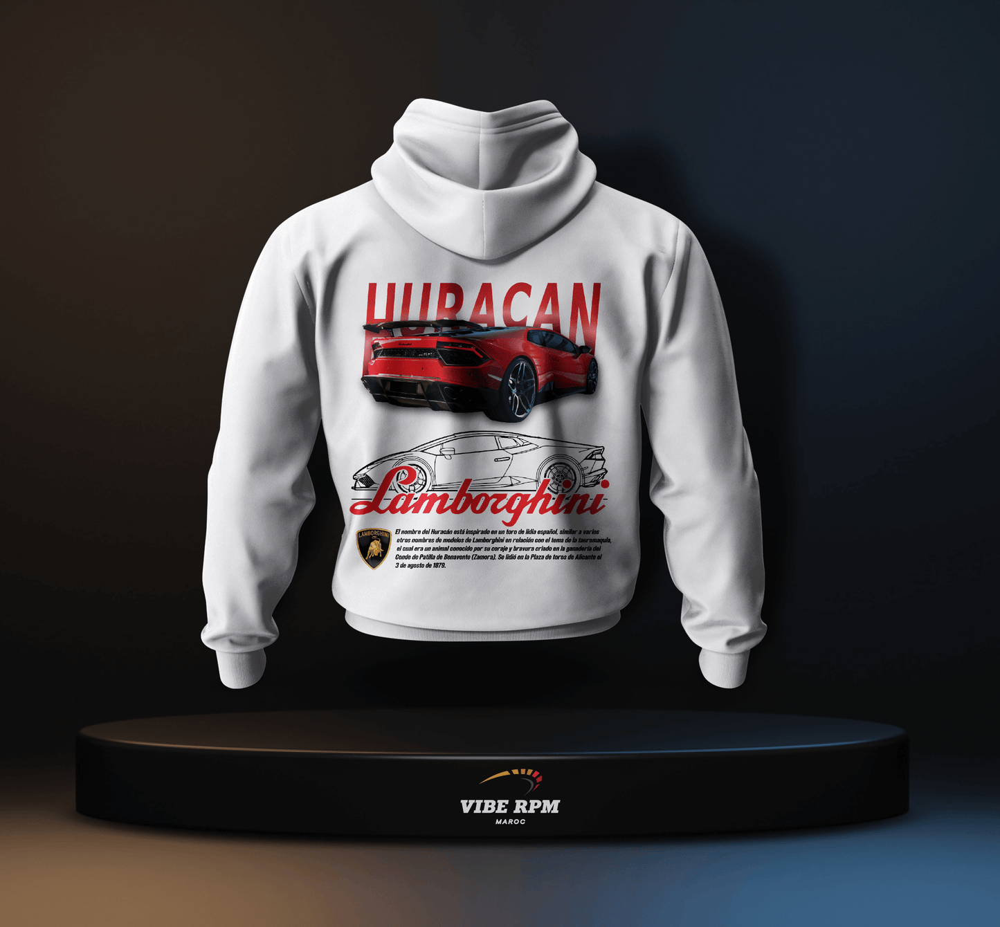 Hoodie Lamborghini Huracán
