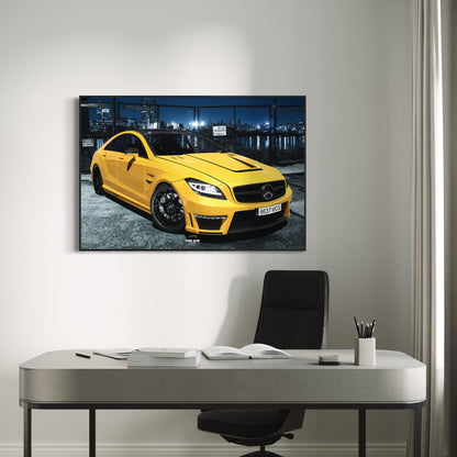 Tableau NÉON Mercedes AMG CLS 63S