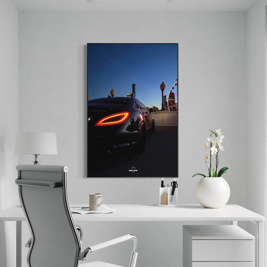 Tableau NÉON Mercedes AMG CLS 63S