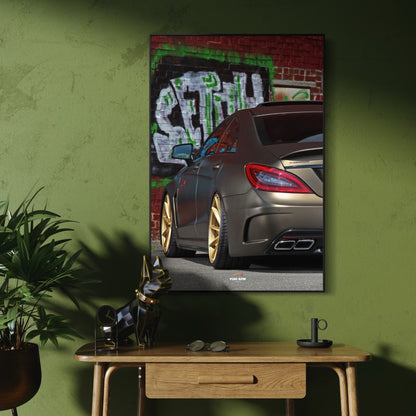 Tableau NÉON Mercedes AMG CLS 63S