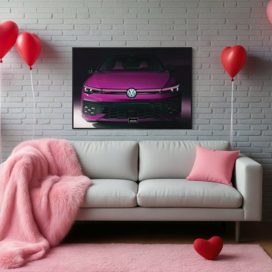 Tableau NÉON Volkswagen Golf 8 GTI