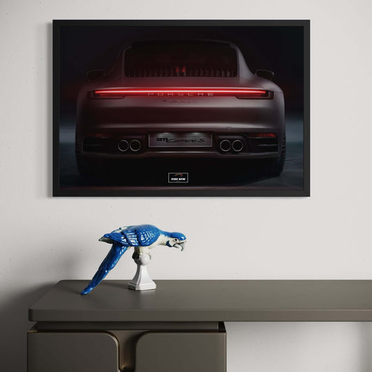 Tableau NÉON Porsche 911 Carrera 4S