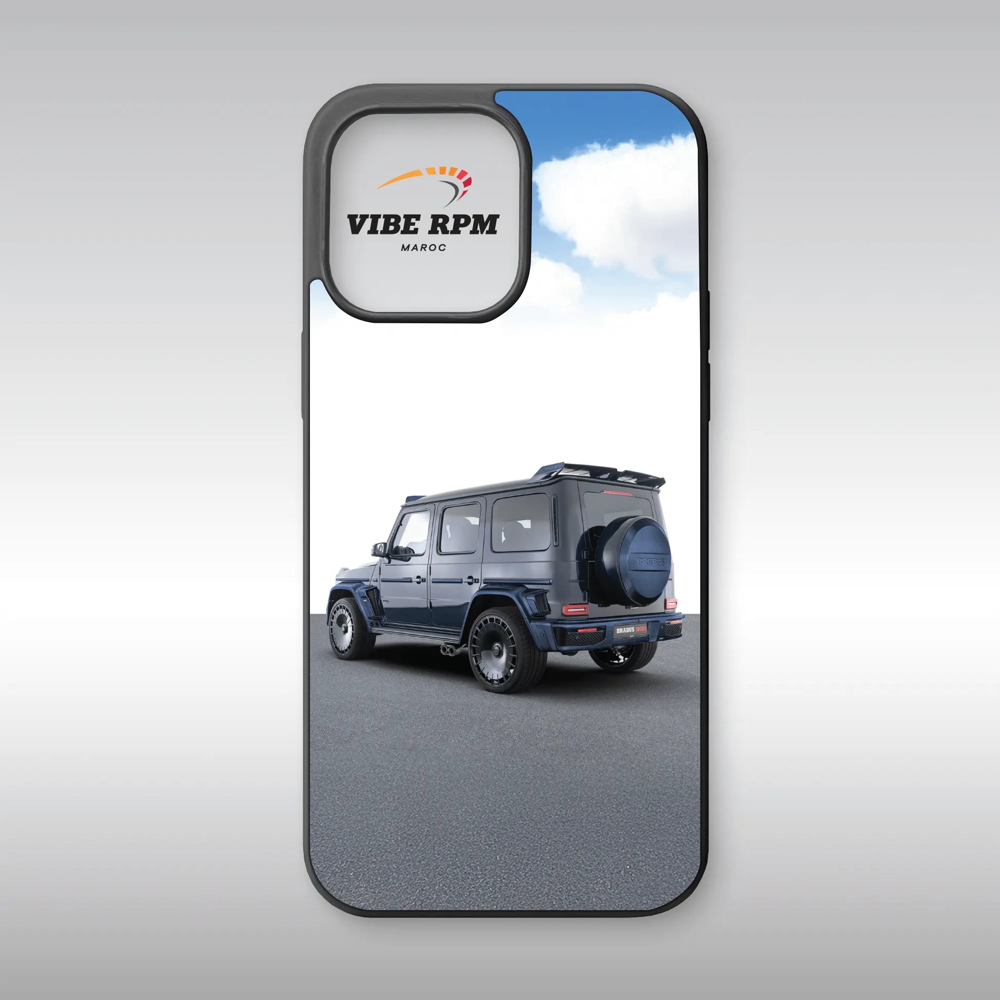Coque téléphone Mercedes-AMG G 63 VibeRPM, design sportif iconique, finition mate soft-touch, silicone premium, protection anti-chocs