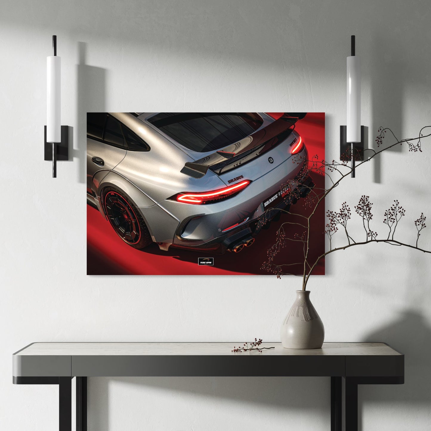 Tableau NÉON Mercedes Benz GT63s Brabus Rocket 900