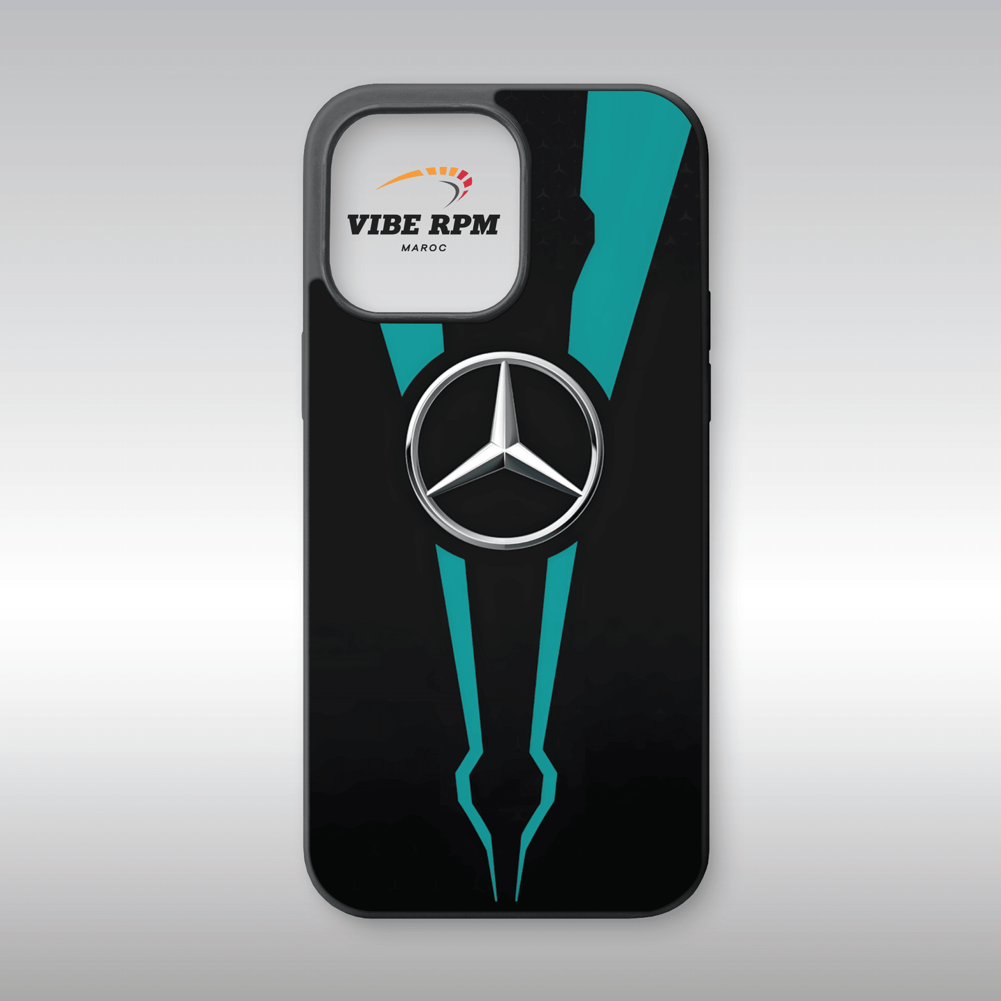 Coque téléphone Mercedes VibeRPM, design raffiné et luxueux, finition matte, silicone premium, protection anti-chocs, livraison gratuite