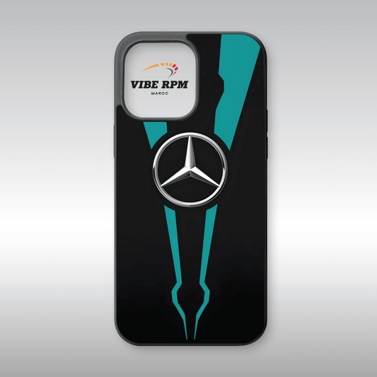 Coque téléphone Mercedes VibeRPM, design raffiné et luxueux, finition matte, silicone premium, protection anti-chocs, livraison gratuite