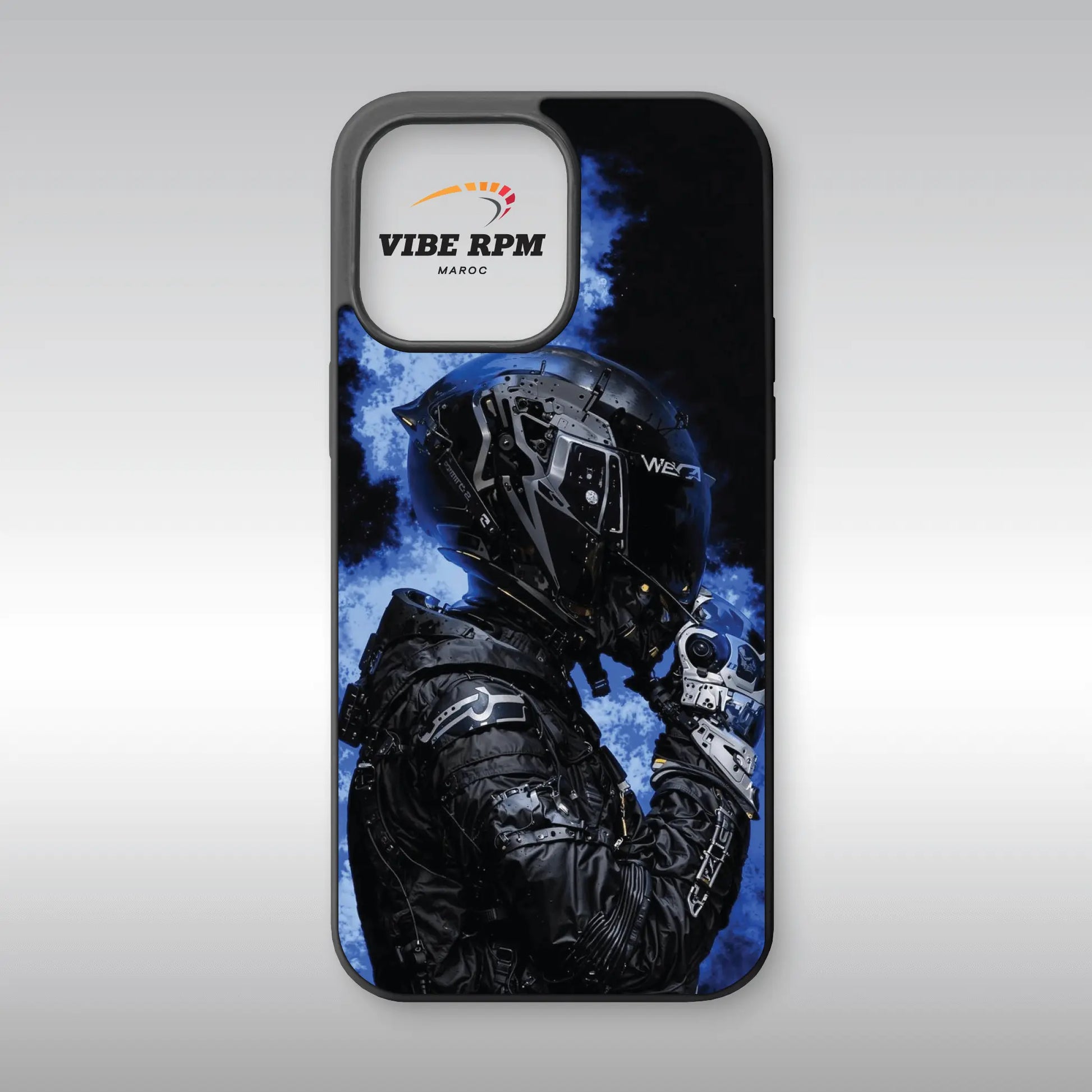 Coque téléphone Moto Passion VibeRPM, design moto dynamique, finition matte, silicone premium, protection anti-chocs, livraison gratuite