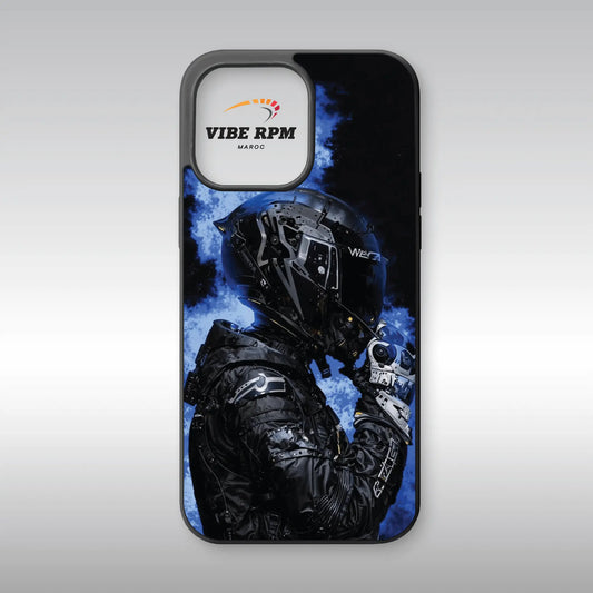 Coque téléphone Moto Passion VibeRPM, design moto dynamique, finition matte, silicone premium, protection anti-chocs, livraison gratuite