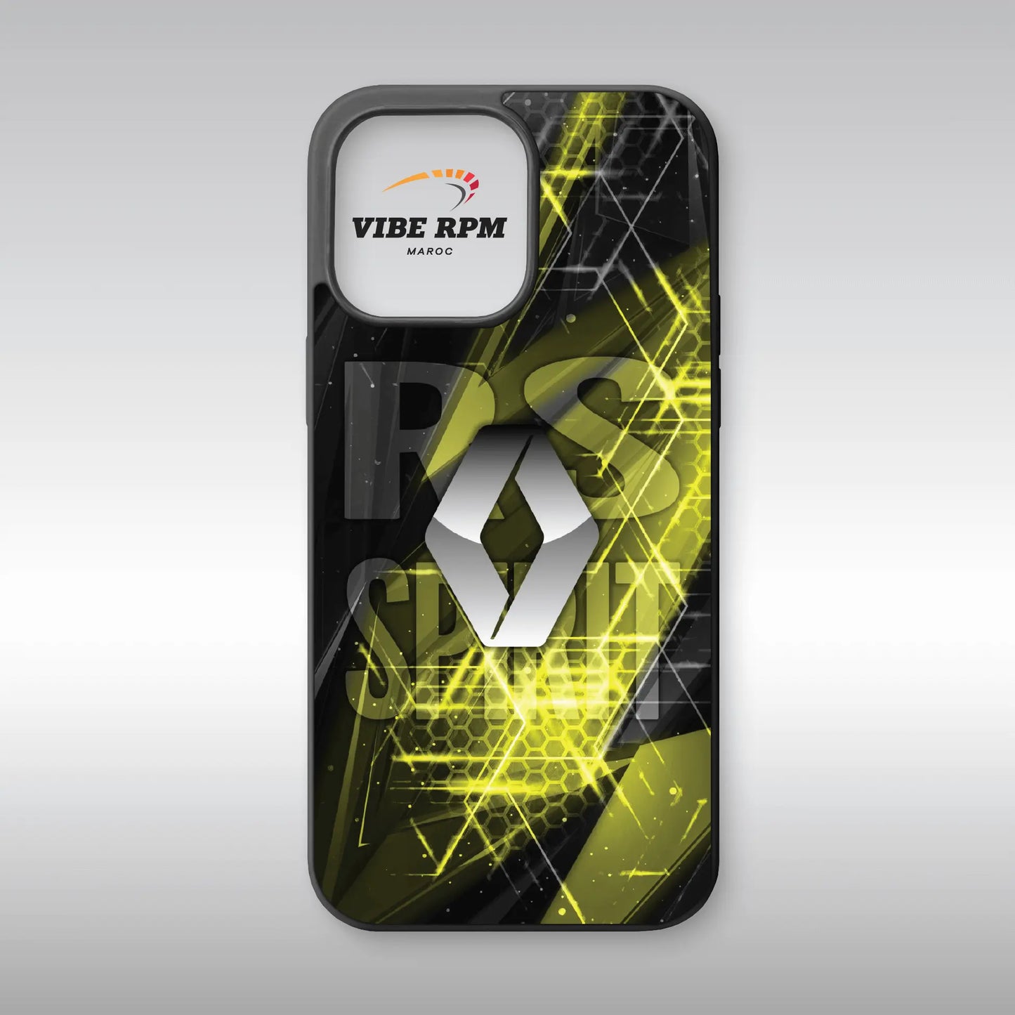 Coque téléphone Renault VibeRPM, design sobre et élégant, finition matte, silicone premium, protection anti-chocs, livraison gratuite