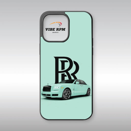 Coque téléphone Rolls-Royce VibeRPM, design sportif iconique, finition mate soft-touch, silicone premium, protection anti-chocs