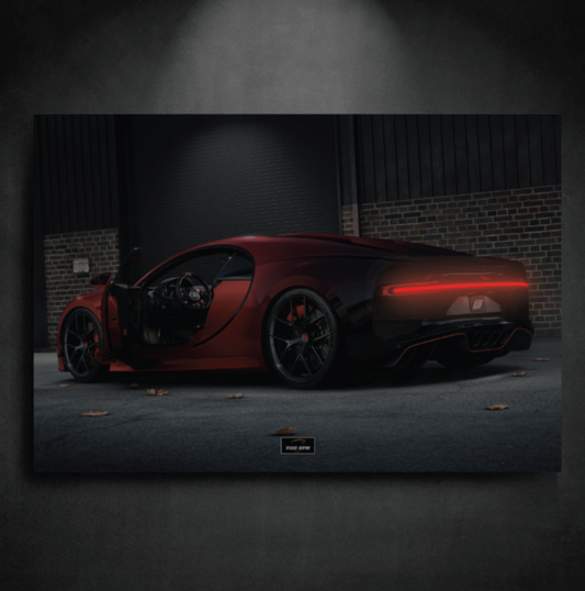 Tableau NÉON Bugatti Chiron