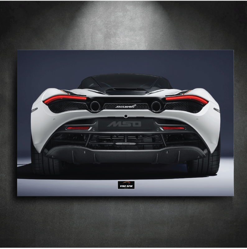 Tableau NÉON Novitec McLaren 750S