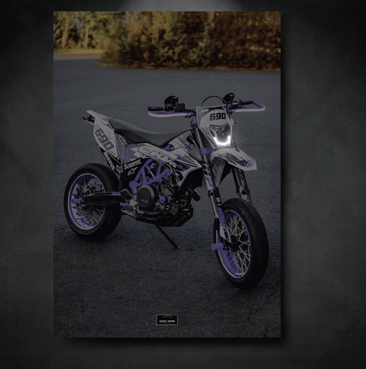 Tableau NEON KTM MOTOCROSS