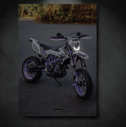 Tableau NEON KTM MOTOCROSS
