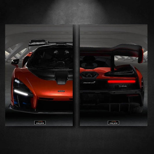 Tableau DUO NEON McLaren Senna
