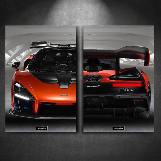 Tableau DUO NEON McLaren Senna viberpm