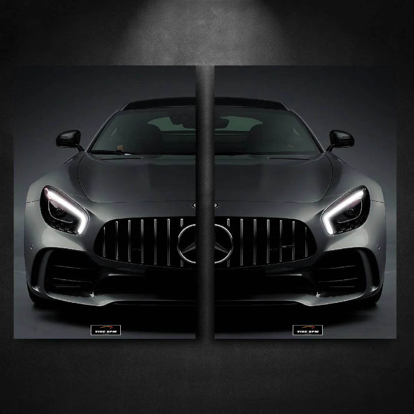 Tableau DUO NEON Mercedes AMG GT R