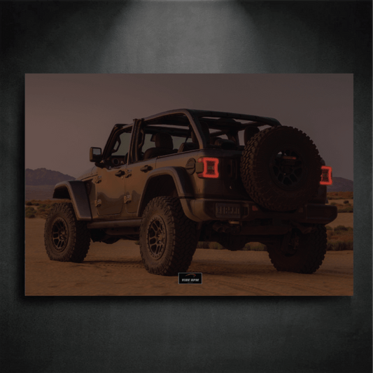 Tableau NEON-Jeep Wrangler Rubicon 392
