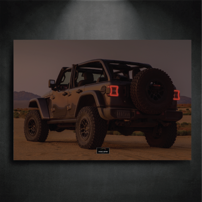 Tableau NEON-Jeep Wrangler Rubicon 392