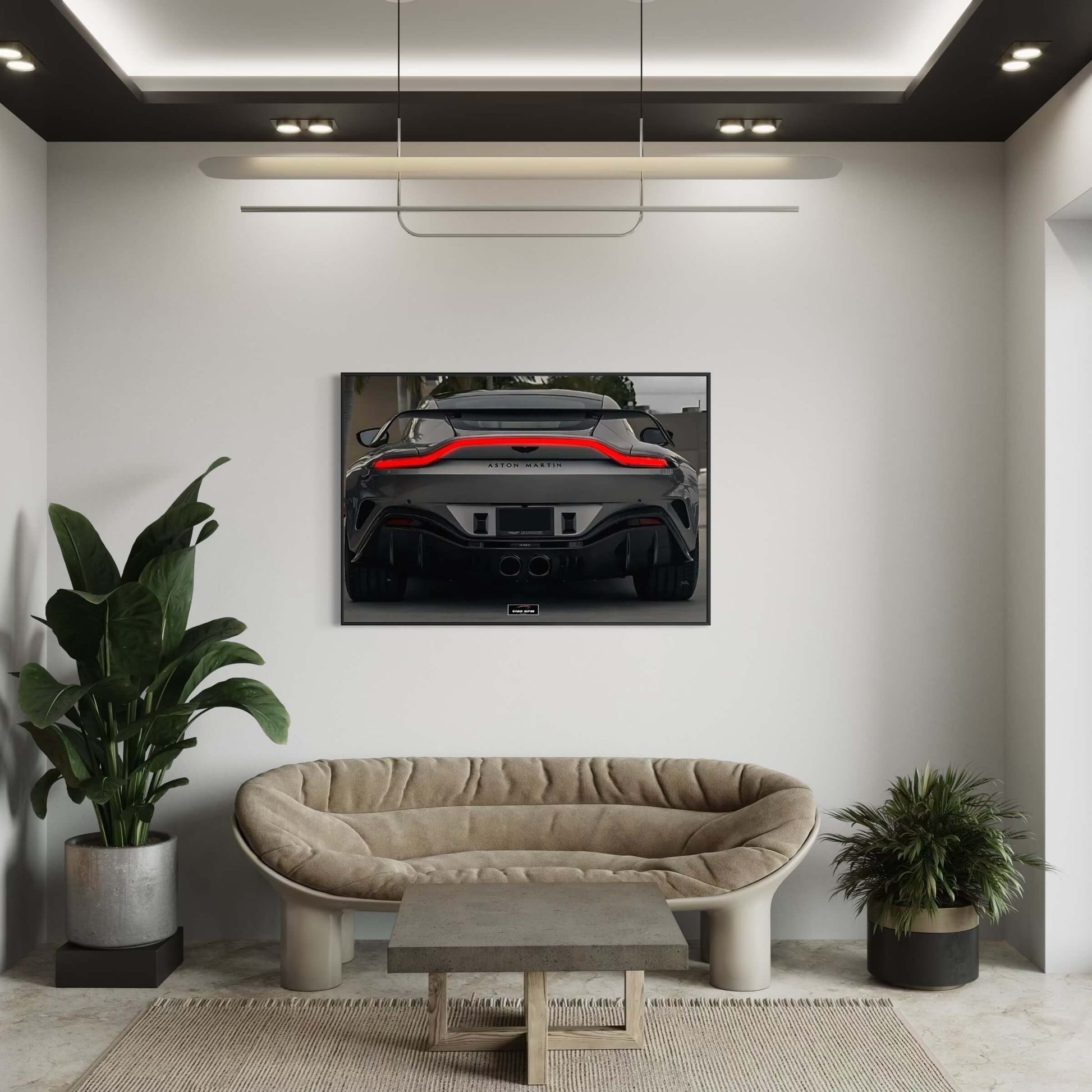 Tableau NÉON Aston Martin Vantage Roadster