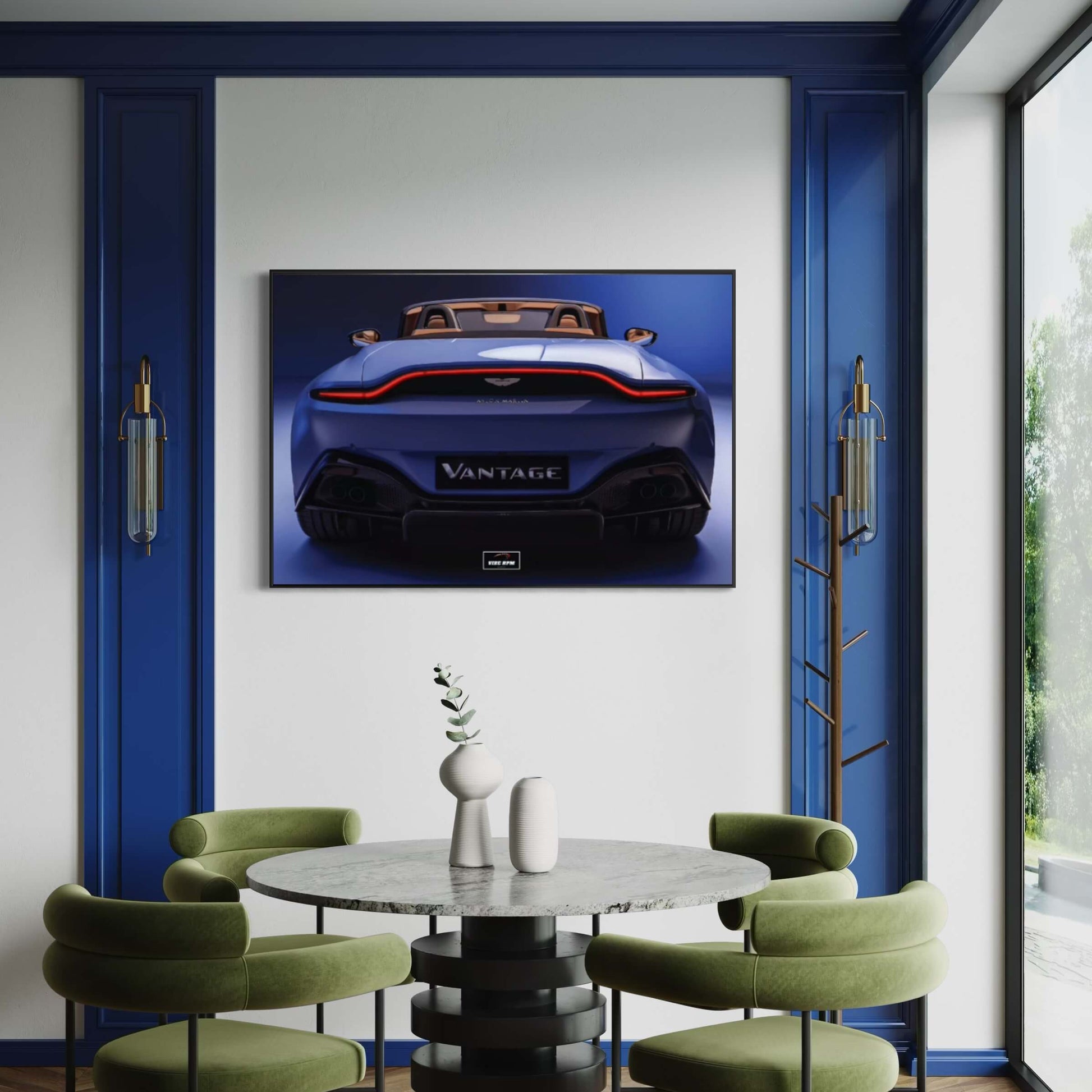 Tableau NÉON Aston Martin Vantage Roadster