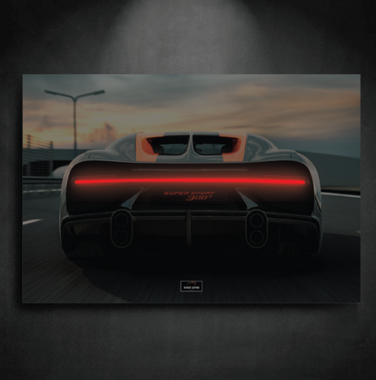 Tableau NEON Bugatti Chiron