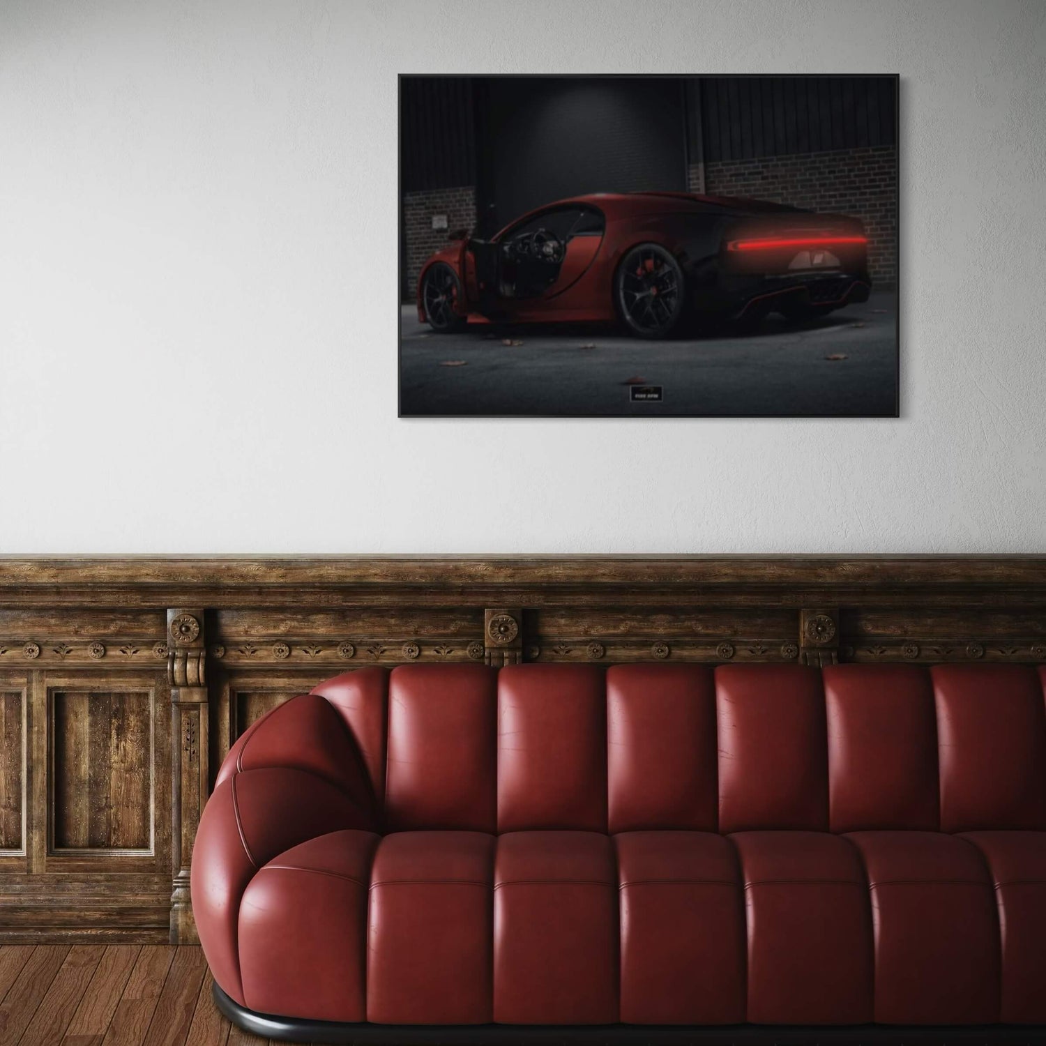 Tableau NÉON Bugatti Chiron