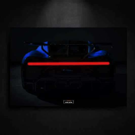 Tableau NEON Bugatti Chiron Pur Sport viberpm